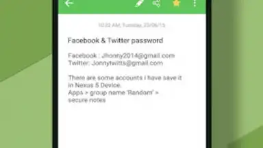 Capture d'écran de Secure Notes 15