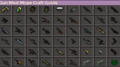 Capture d'écran de Gun Mods for Minecraft 0.14.0 1