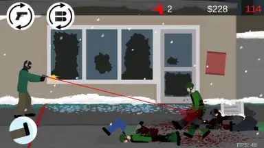 Capture d'écran de Flat Zombies: Cleanup and Defense 11