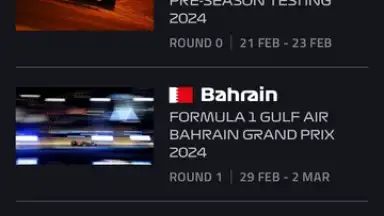 Capture d'écran de F1 TV 9