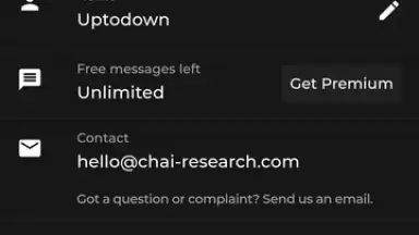 Capture d'écran de Chai: Chat AI Platform 9