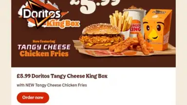 Capture d'écran de Burger King App: Food & Drink 1