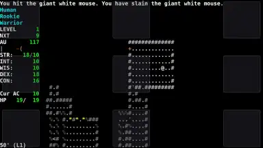 Capture d'écran de Angband (Angdroid) 6