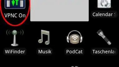Capture d'écran de VPNC Widget 4