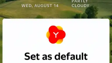 Capture d'écran de Yandex Launcher 8