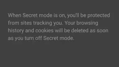 Capture d'écran de Samsung Internet Browser 5