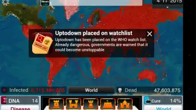 Capture d'écran de Plague Inc 4
