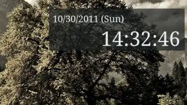 Capture d'écran de Seconds Clock Widget 4