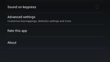 Capture d'écran de External Keyboard Helper Demo 7