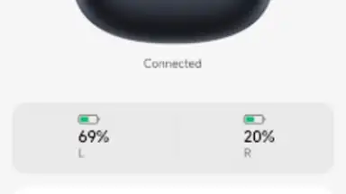 Capture d'écran de Xiaomi Earbuds 6
