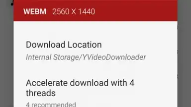 Capture d'écran de YVideo Downloader 3