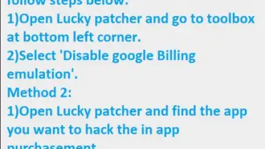 Capture d'écran de Lucky Patcher Tips 4