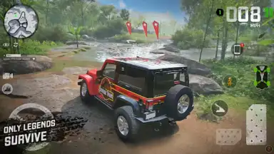 Capture d'écran de offroad SUV jeep 4x4 driving 2
