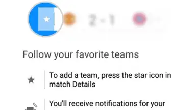 Capture d'écran de SofaScore 2