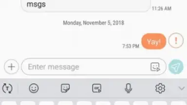 Capture d'écran de Samsung Messages 4