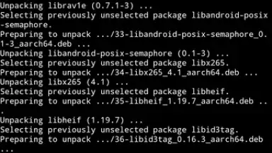 Capture d'écran de Termux 6