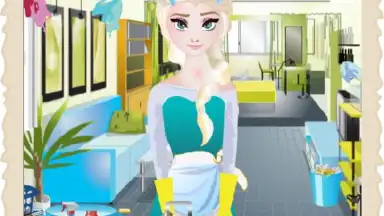 Capture d'écran de Gina-House Cleaning Games 2