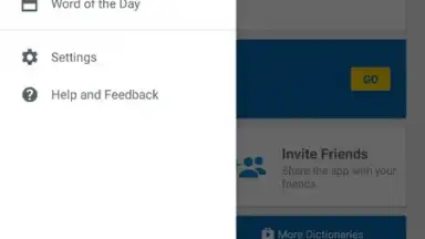 Capture d'écran de Oxford Dictionary 10