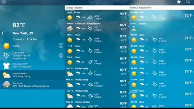 Capture d'écran de Weather XL PRO 7