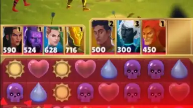Capture d'écran de Puzzle Clash Heroes: Neolympia 5