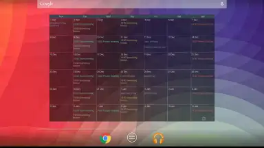 Capture d'écran de Touch Calendar Free 2