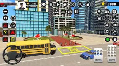 Capture d'écran de Offroad School Bus Driver Game 3