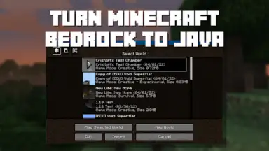 Capture d'écran de Java Edition UI for Minecraft 4