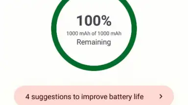 Capture d'écran de Battery Guru 1