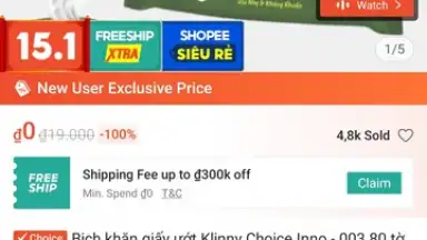 Capture d'écran de Shopee VN 5