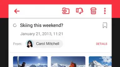 Capture d'écran de myMail 4