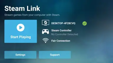 Capture d'écran de Steam Link 1