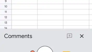 Capture d'écran de Google Sheets 17