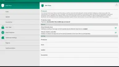 Capture d'écran de Kaspersky Endpoint Security 6