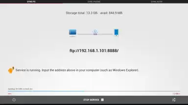 Capture d'écran de Software Data Cable 16