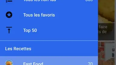Capture d'écran de Recettes Sandwichs 4