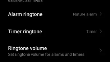 Capture d'écran de MIUI Clock 4