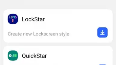 Capture d'écran de Samsung Good Lock 1
