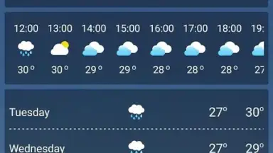Capture d'écran de Live Weather Forecast 2