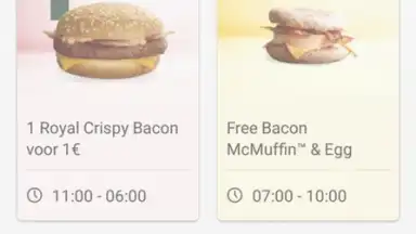 Capture d'écran de McDonald's España 4