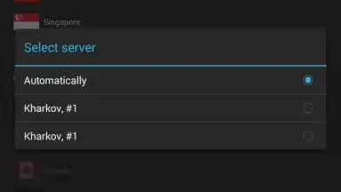 Capture d'écran de Hideman VPN 1