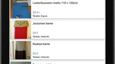 Capture d'écran de Tori.fi 1
