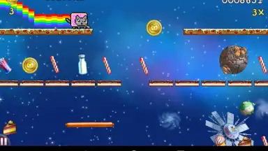 Capture d'écran de Nyan Cat: Lost In Space 5