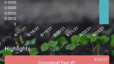 Capture d'écran de Fasting Time 7