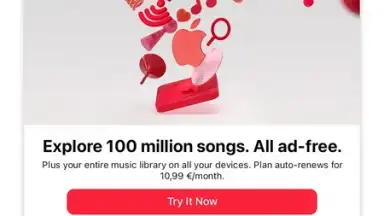 Capture d'écran de Apple Music 5