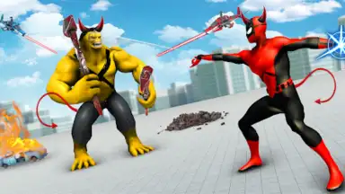 Capture d'écran de Spider Rope Hero - Flying Hero 2