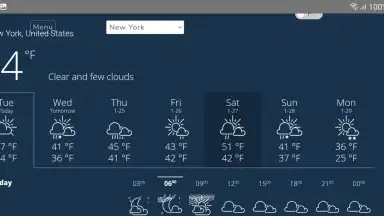 Capture d'écran de SSuite Dune Weather App 2
