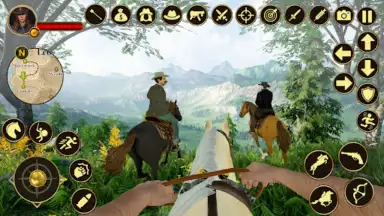 Capture d'écran de West Cowboy Games Horse Riding 8