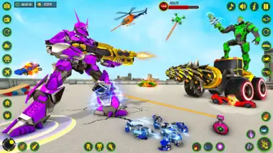 Capture d'écran de Bull Robot Car Game: Robot Game 3