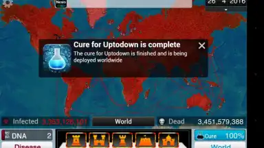 Capture d'écran de Plague Inc 3