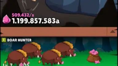 Capture d'écran de Hero Hero Clicker 4